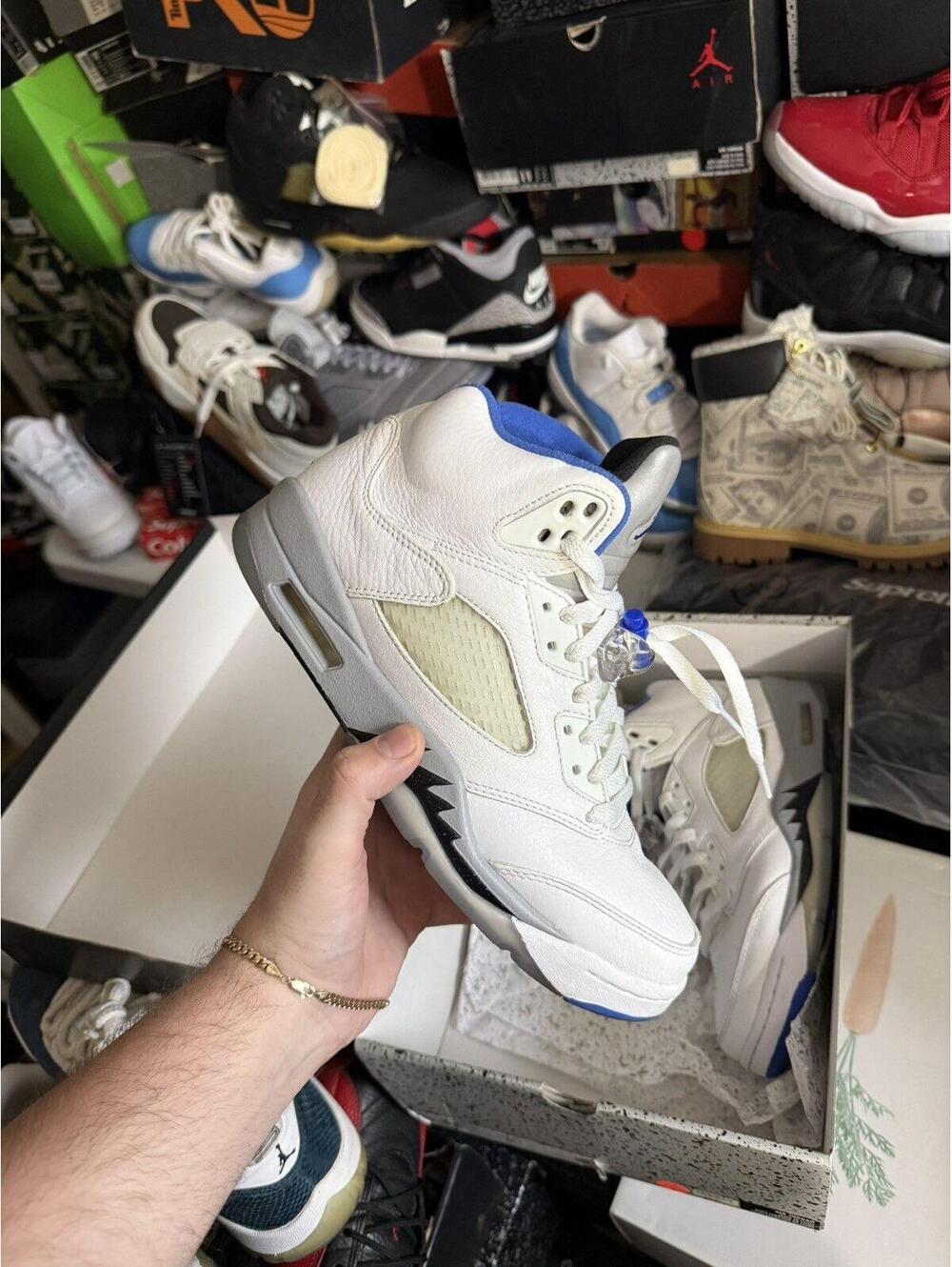 Jordan retro 5 stealth sz 8.5